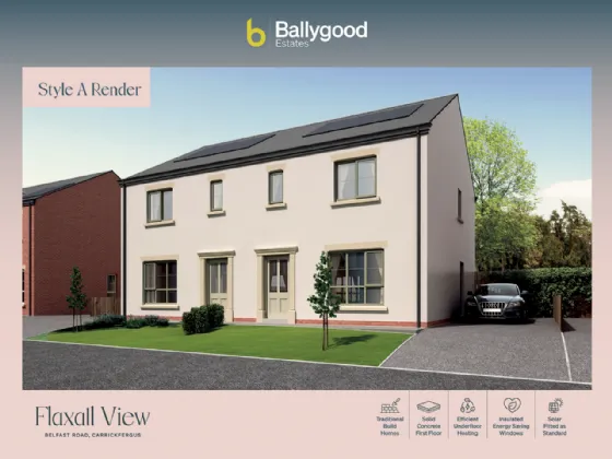 Site 18, Type A, Flaxall View, Belfast Road, Carrickfergus