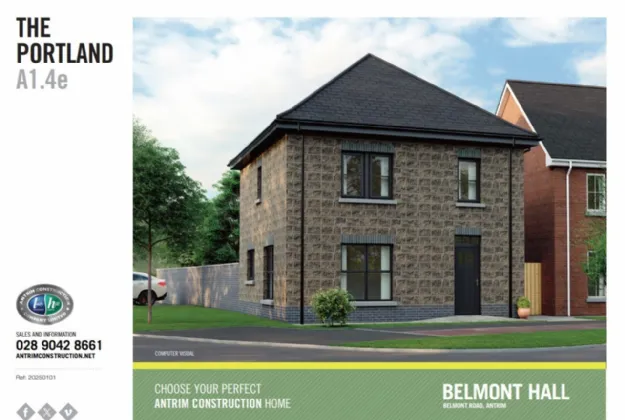 Site 183, The Portland A1.4e  Belmont Hall, Belmont Road, Antirm, BT41