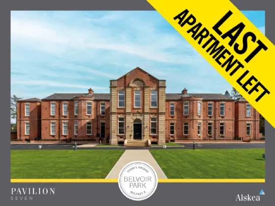 Apartment 7 Pavilion Seven  Belvoir Park, Shaws Bridge, BT8