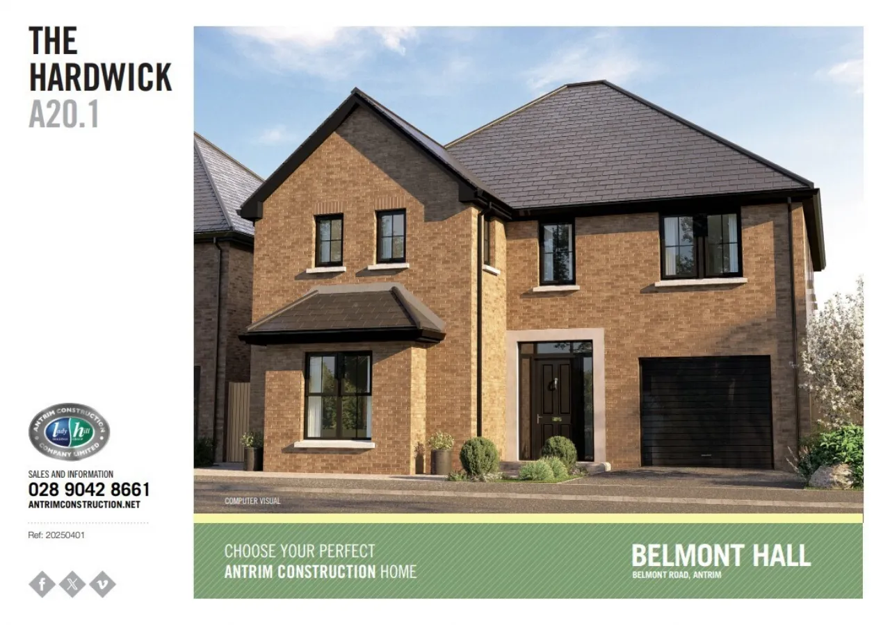 Site 155 The Hardwick, Belmont Hall, Belmont Road, Antirm, BT41