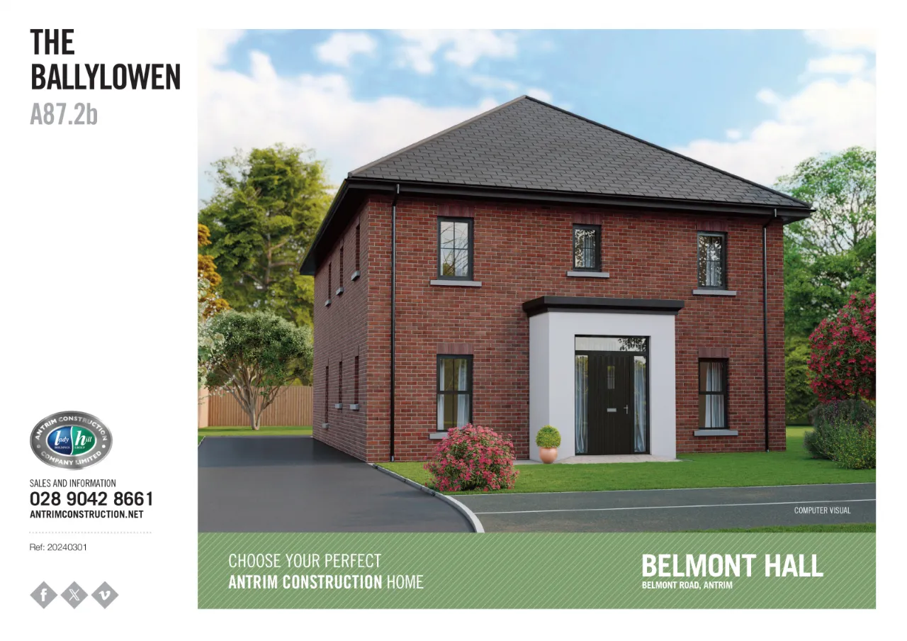 Site 148 The Ballylowen, Belmont Hall, Belmont Road, Antirm, BT41