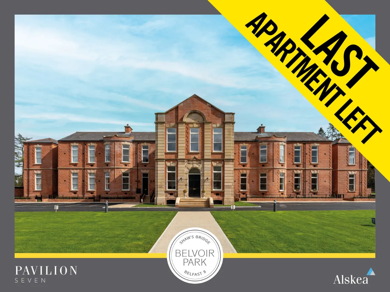 Apartment 7 Pavilion Seven, Belvoir Park, Shaws Bridge, BT8